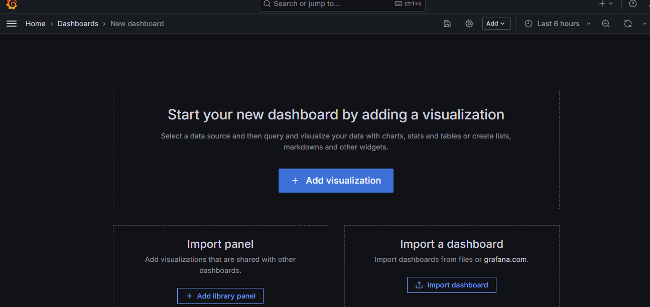 membuat dashboard grafana