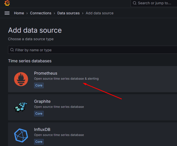 menambahkan data source prometheus ke grafana