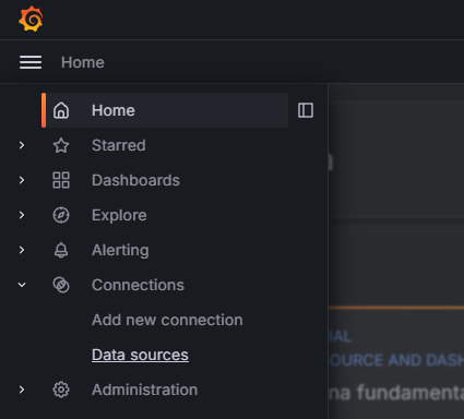 menambahkan data source grafana