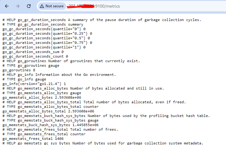 node exporter metrics