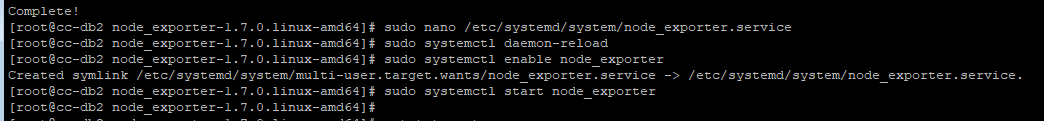 menjalankan node exporter