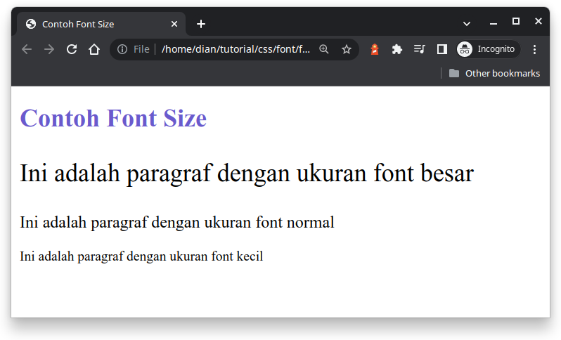 Cara Mengatur Font di CSS