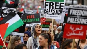 demo-pro-palestina-di-london-saat-peringatan-selesainya-perang-dunia-i